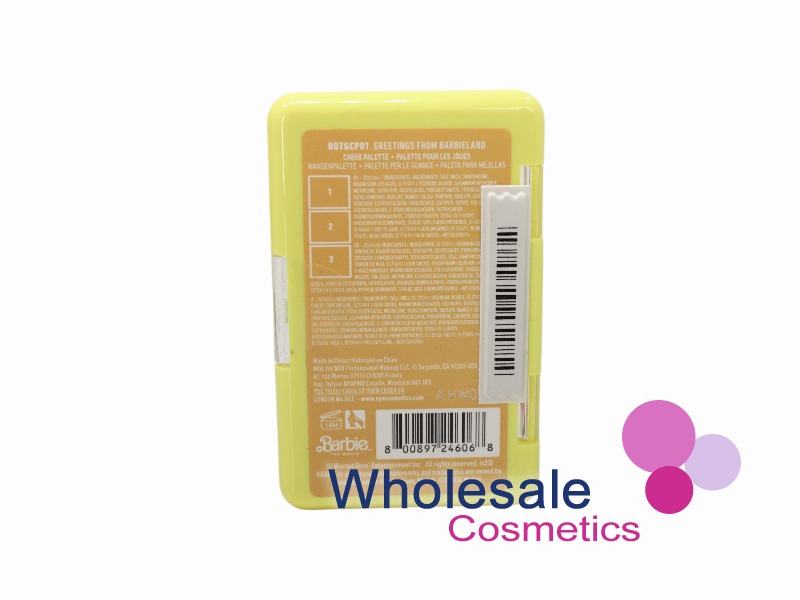 12 x NYX Professional Makeup Barbie The Movie Cheek Palette - 01 GREETINGS FROM BARBIELAND